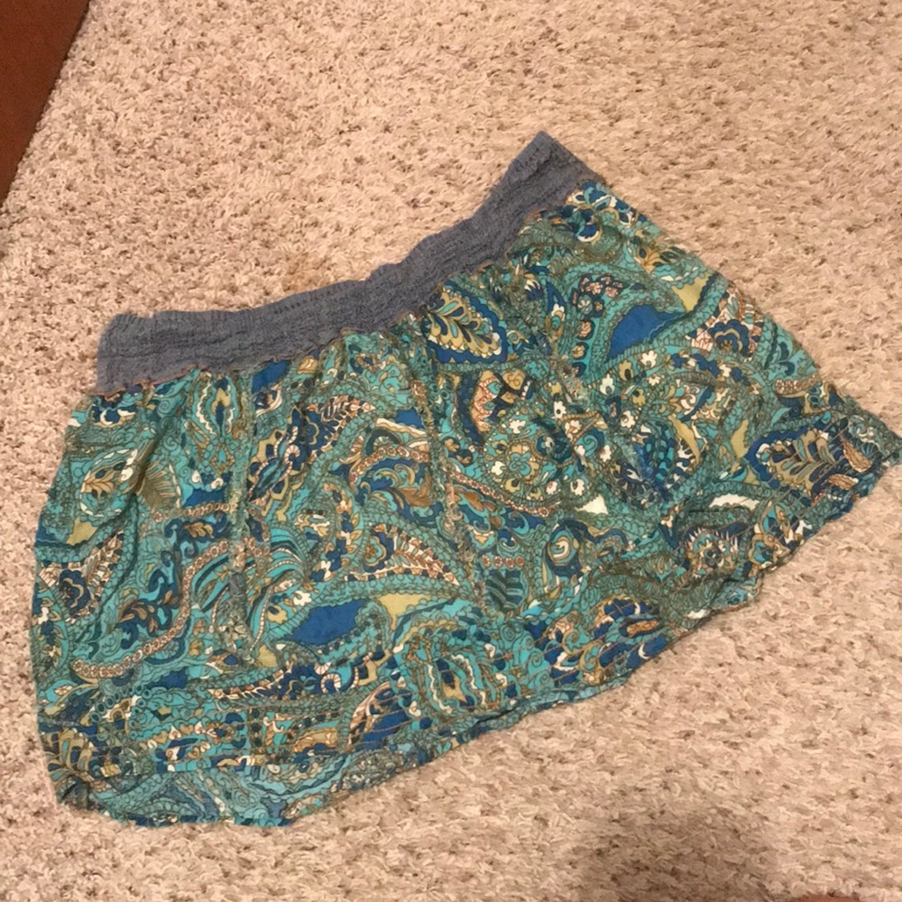 Paisley skater skirt